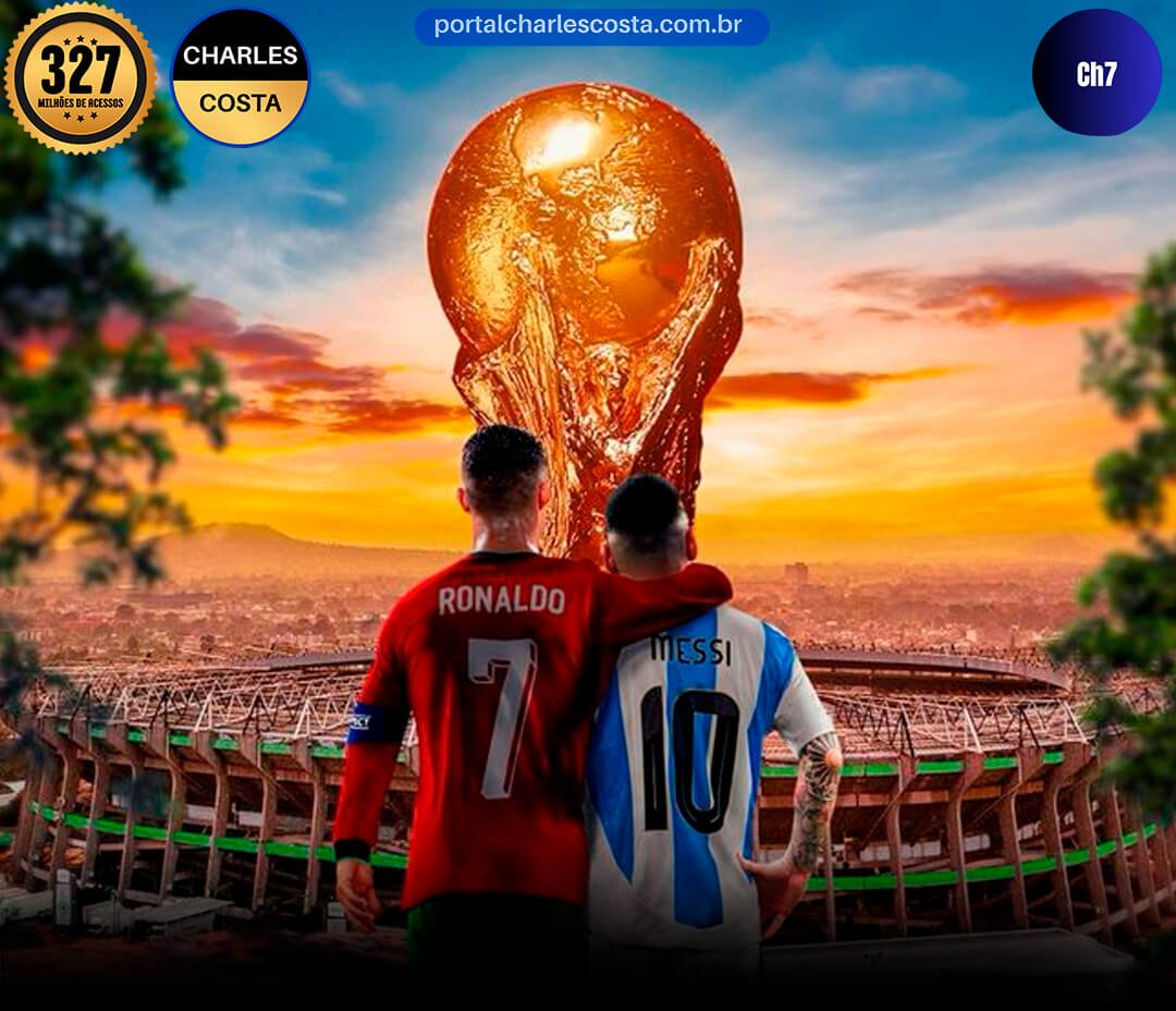 messi e cr7 deslumbram a taça