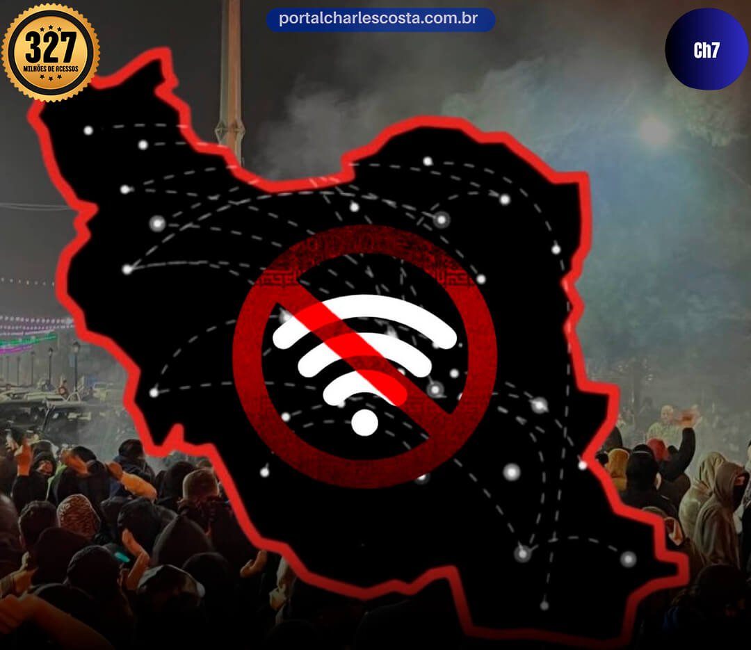 apagão digital no irã trava divulgação de protestos regime corta internet e telefonia em massa