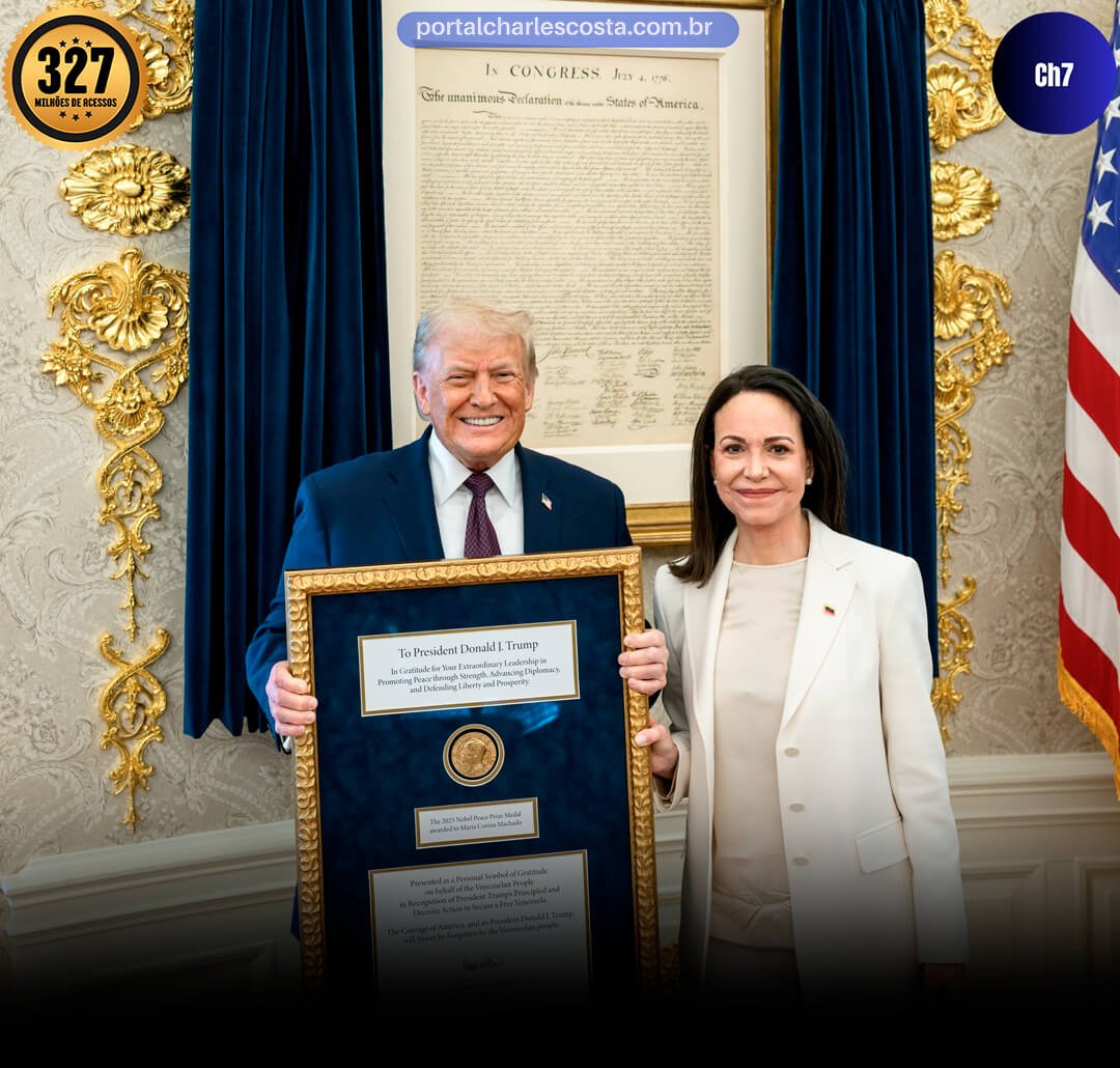 trump aceita medalha do nobel da paz de maría corina machado (1)