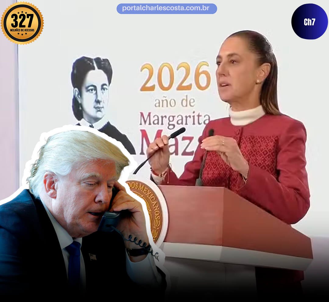 trump descarta ação militar contra méxico em telefonema com sheinbaum
