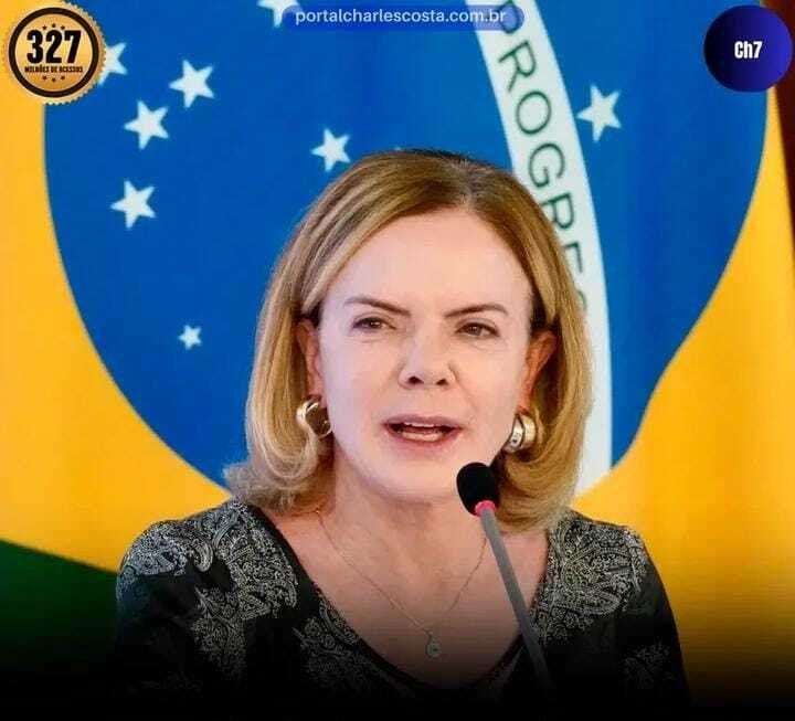 gleisi anuncia pré candidatura ao senado pelo paraná.
