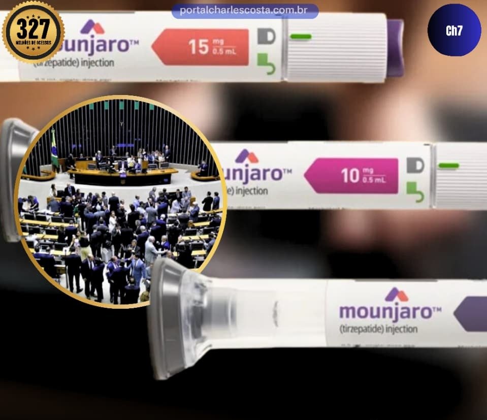 tratamento pelo sus câmara aprova urgência de projeto que derruba patente do mounjaro.