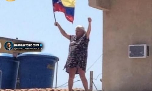 Festa por toda a Venezuela após a queda do regime Dios bendiga a América (1)