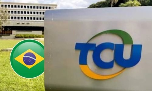 Frente gramada do predio do TCU