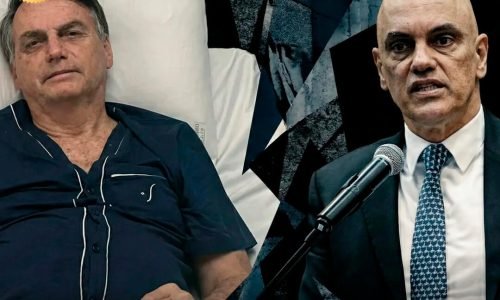 Jair Bolsonaro em cama de hospital, Morais