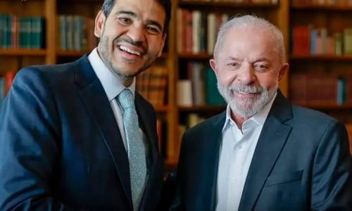 Lewandowski e Lula no planalto