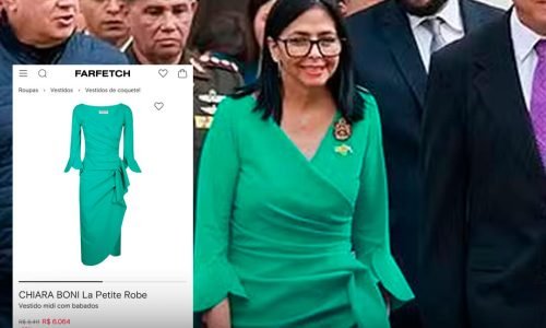 vestido de posse custa 147 salários mínimos polêmica explode na venezuela